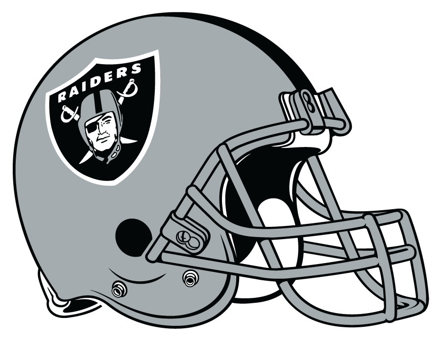 Oakland Raiders 1995-Pres Helmet t shirt iron on transfers...